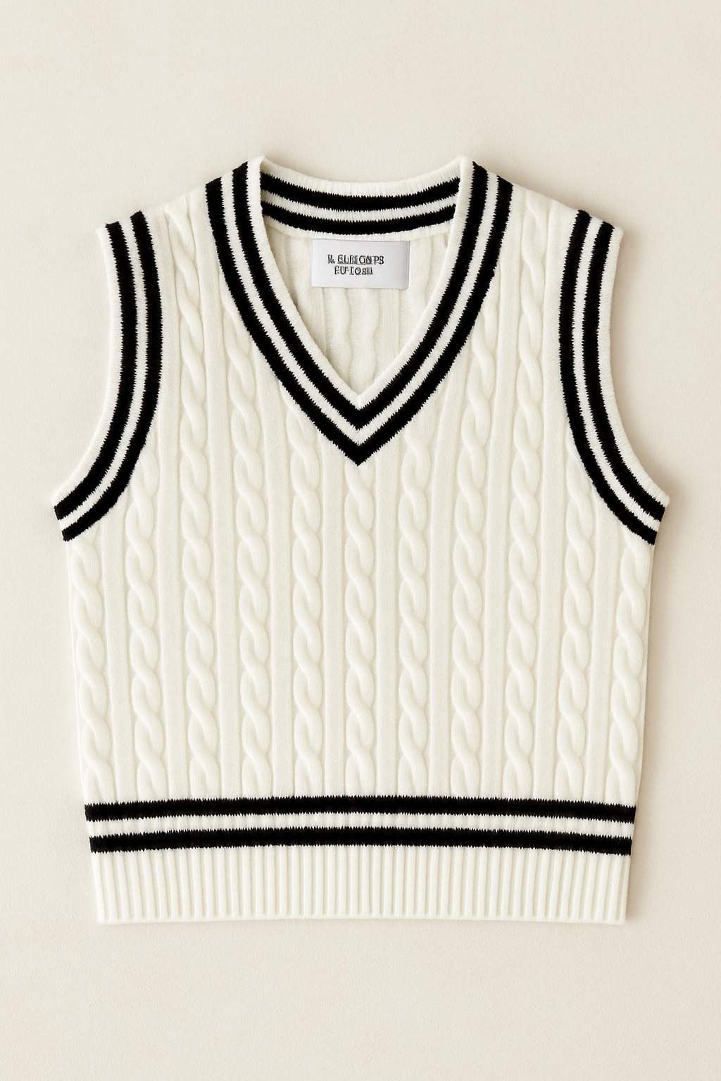 Vest Sweater College British V neck Women Twist Color Vest School Uniform Sweater Women