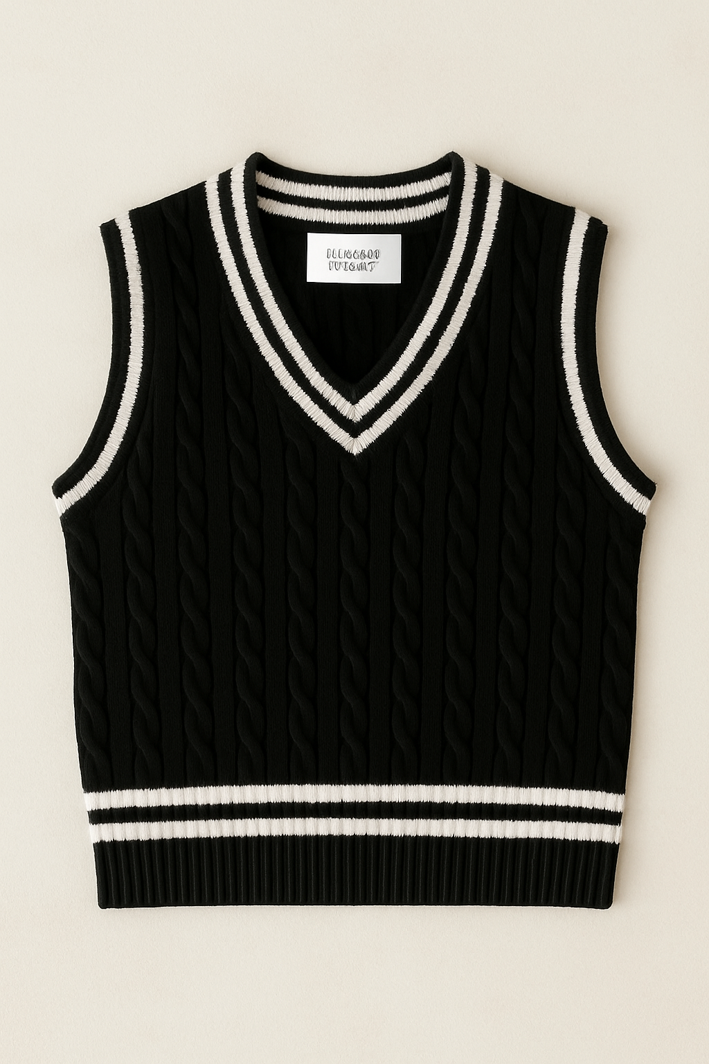 Vest Sweater College British V neck Women Twist Color Vest School Uniform Sweater Women