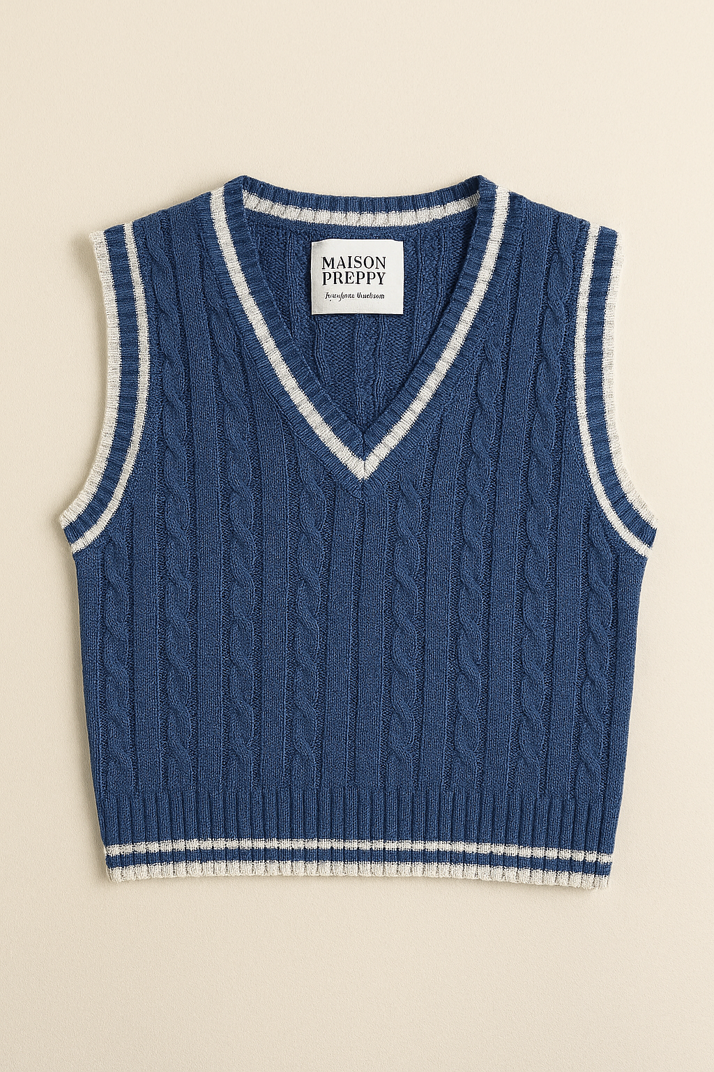 Vest Sweater College British V neck Women Twist Color Vest School Uniform Sweater Women